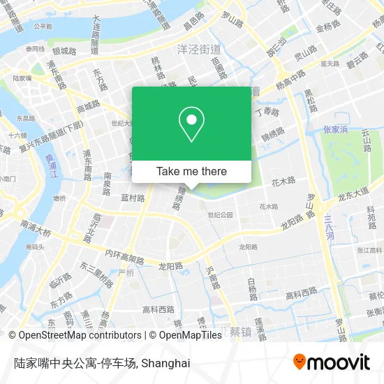 陆家嘴中央公寓-停车场 map