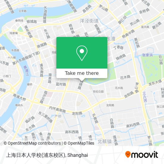 上海日本人学校(浦东校区) map