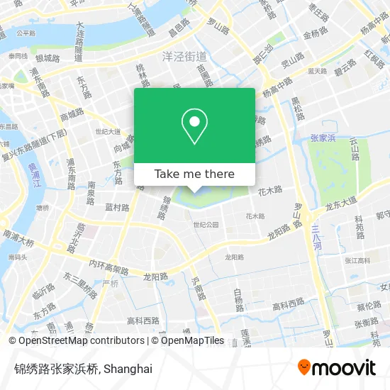 锦绣路张家浜桥 map