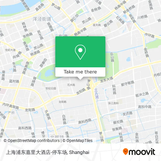上海浦东嘉里大酒店-停车场 map
