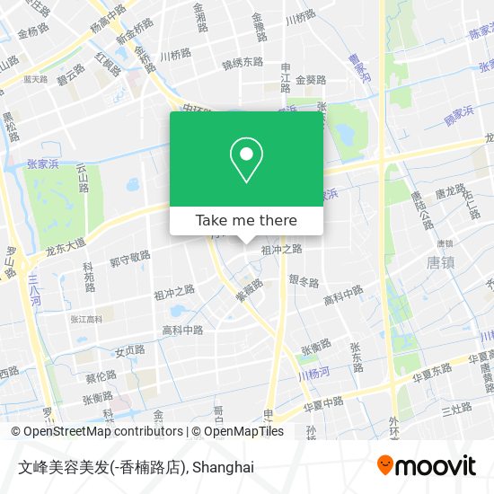 文峰美容美发(-香楠路店) map