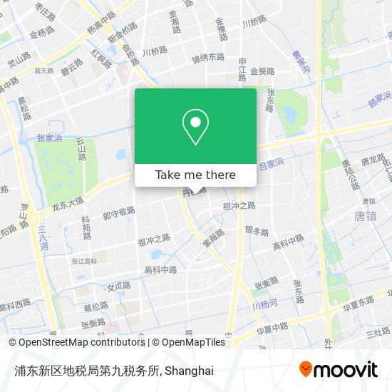 浦东新区地税局第九税务所 map