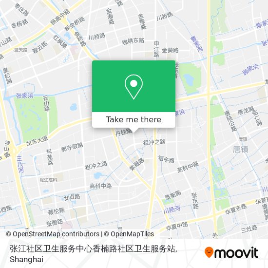 张江社区卫生服务中心香楠路社区卫生服务站 map