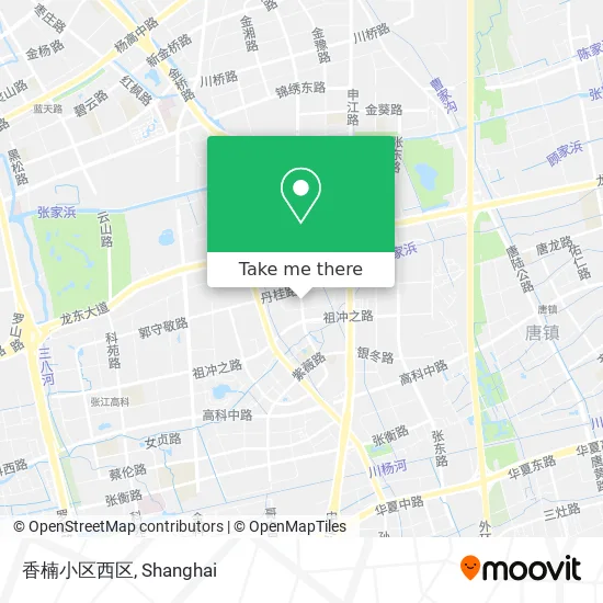 香楠小区西区 map