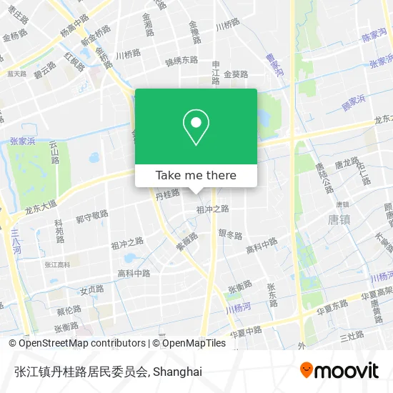 张江镇丹桂路居民委员会 map