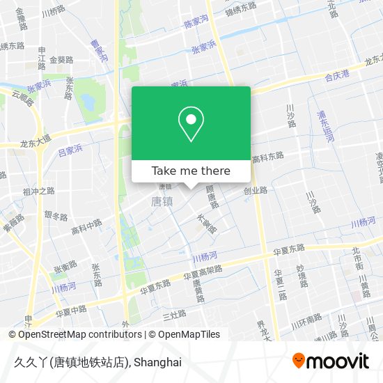 久久丫(唐镇地铁站店) map