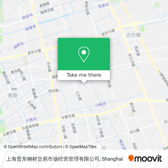 上海普东钢材交易市场经营管理有限公司 map