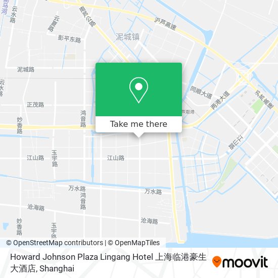 Howard Johnson Plaza Lingang Hotel 上海临港豪生大酒店 map