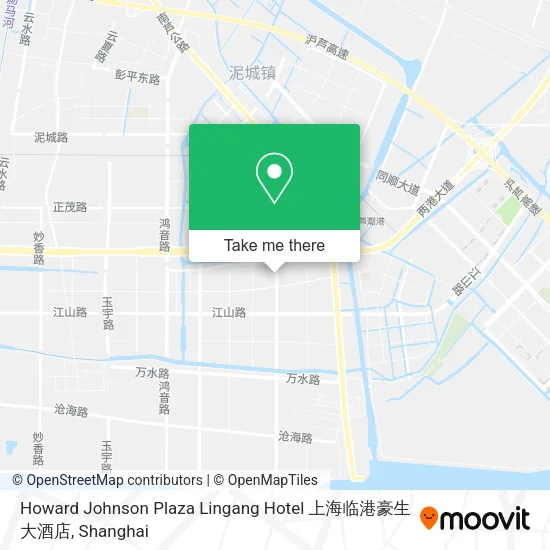 Howard Johnson Plaza Lingang Hotel 上海临港豪生大酒店 map
