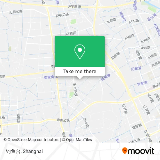 钓鱼台 map
