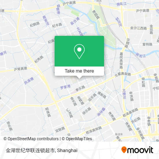 金湖世纪华联连锁超市 map