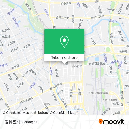 爱博五村 map