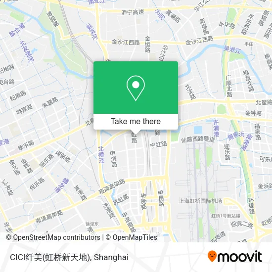 CICI纤美(虹桥新天地) map