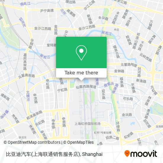 比亚迪汽车(上海联通销售服务店) map