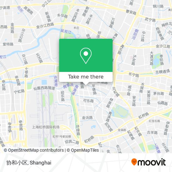 协和小区 map