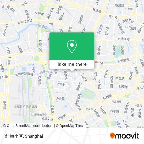 红梅小区 map