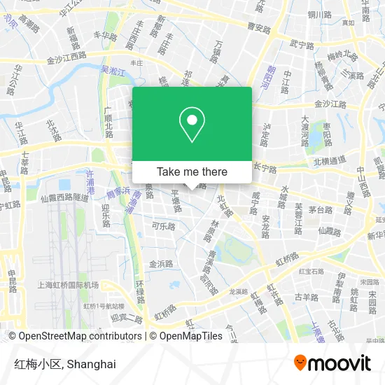 红梅小区 map