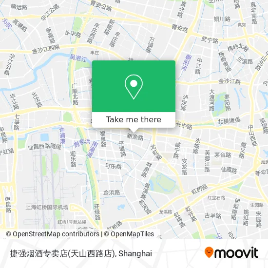 捷强烟酒专卖店(天山西路店) map