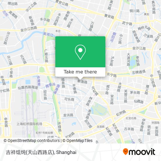吉祥馄饨(天山西路店) map