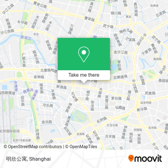 明欣公寓 map