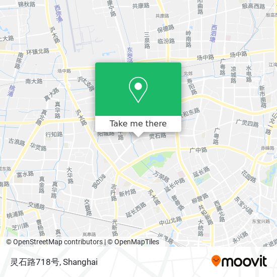 灵石路718号 map