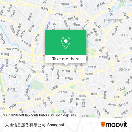 大陆信息服务有限公司 map