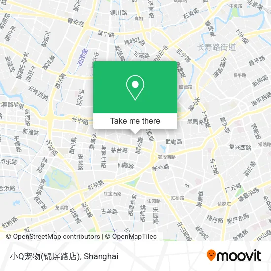 小Q宠物(锦屏路店) map
