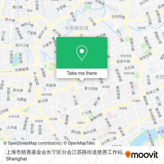 上海市慈善基金会长宁区分会江苏路街道慈善工作站 map