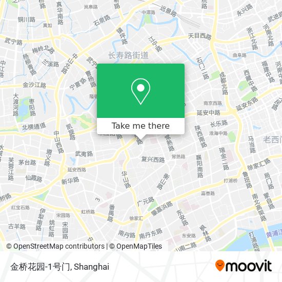 金桥花园-1号门 map