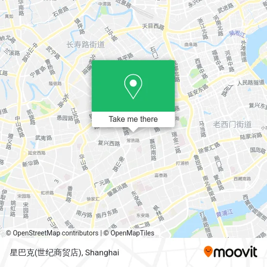 星巴克(世纪商贸店) map