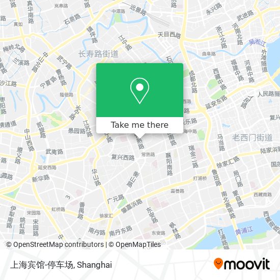 上海宾馆-停车场 map