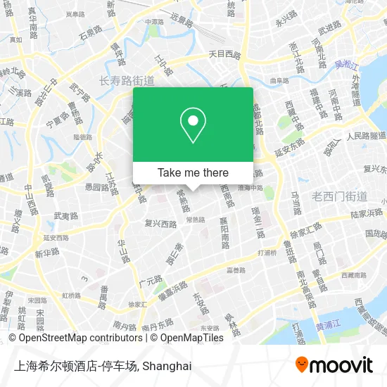 上海希尔顿酒店-停车场 map