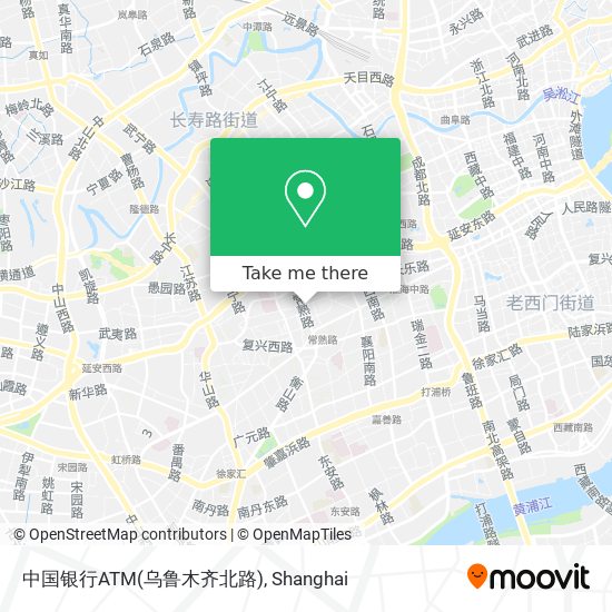 中国银行ATM(乌鲁木齐北路) map