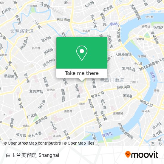 白玉兰美容院 map