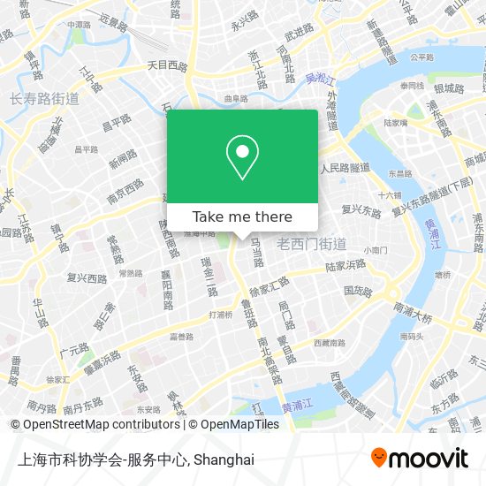 上海市科协学会-服务中心 map