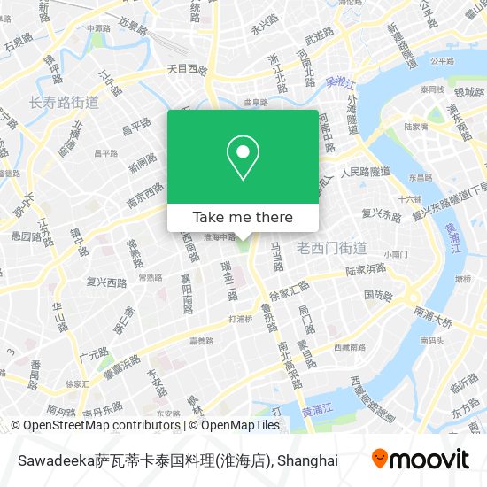 Sawadeeka萨瓦蒂卡泰国料理(淮海店) map