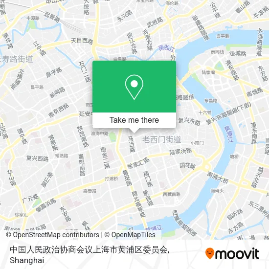 中国人民政治协商会议上海市黄浦区委员会 map