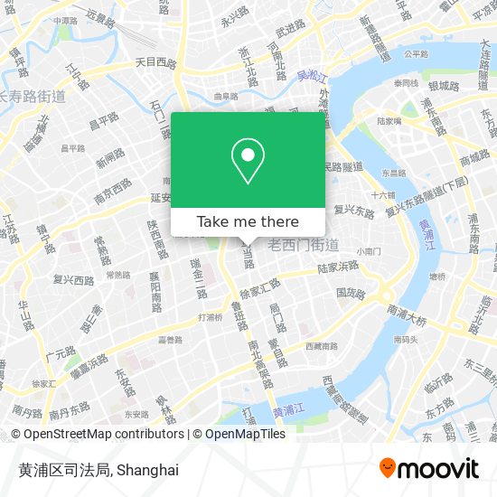 黄浦区司法局 map