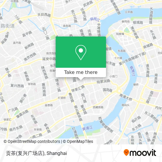 贡茶(复兴广场店) map