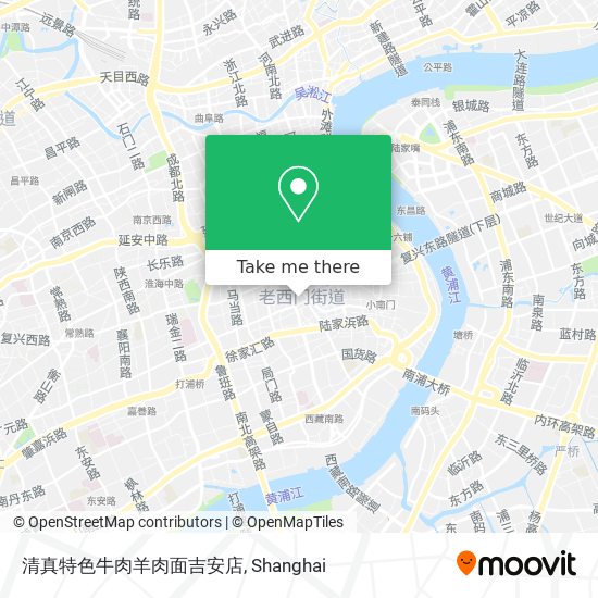 清真特色牛肉羊肉面吉安店 map