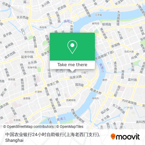 中国农业银行24小时自助银行(上海老西门支行) map