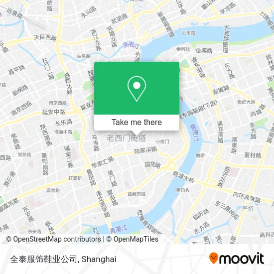 全泰服饰鞋业公司 map