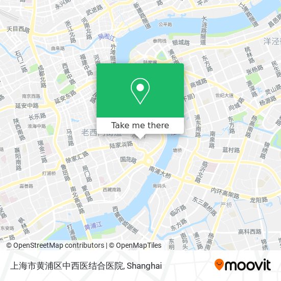 上海市黄浦区中西医结合医院 map