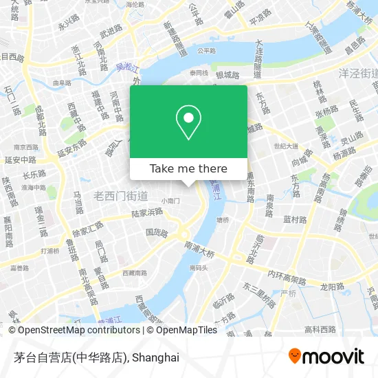 茅台自营店(中华路店) map