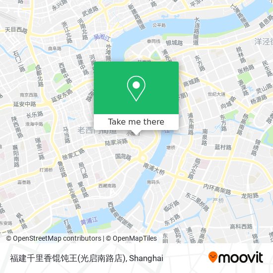 福建千里香馄饨王(光启南路店) map