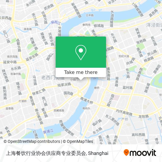 上海餐饮行业协会供应商专业委员会 map