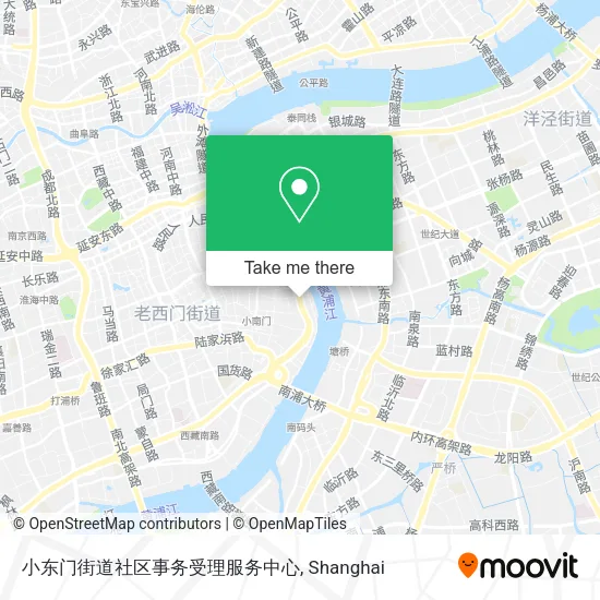 小东门街道社区事务受理服务中心 map