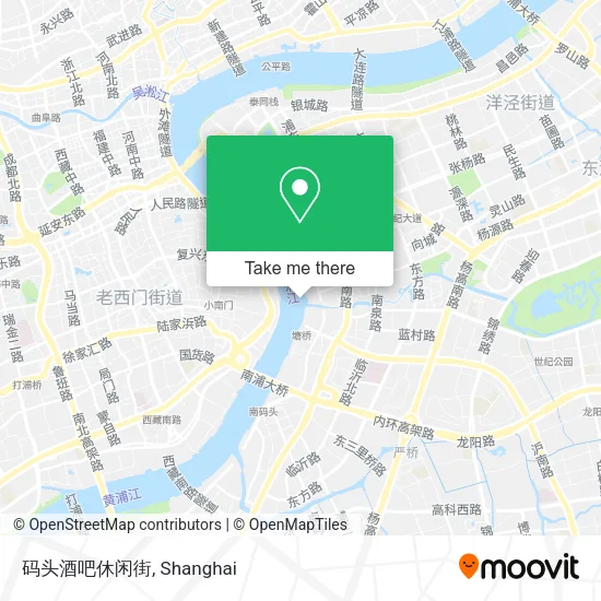 码头酒吧休闲街 map