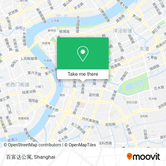 百富达公寓 map