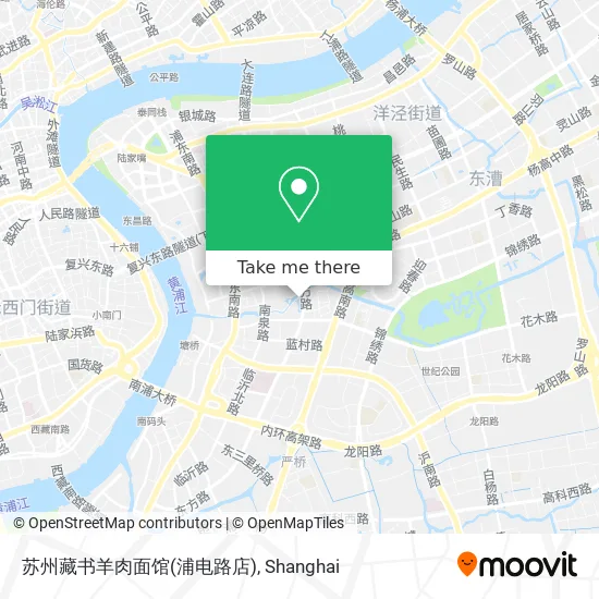 苏州藏书羊肉面馆(浦电路店) map